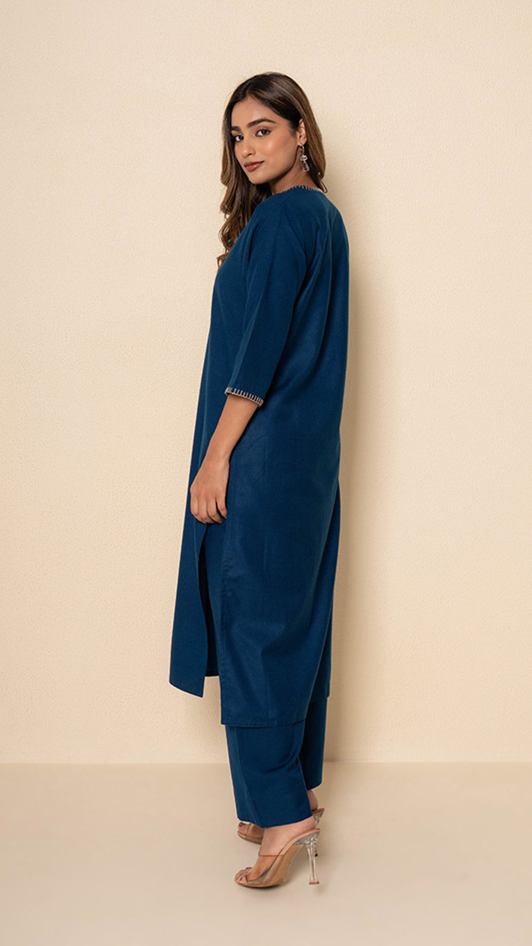 Indigo Muse Wool Kurta Set