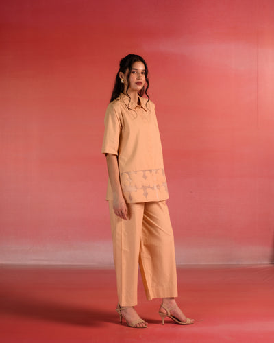 Melon Muse  Poplin Patchwork Co-ord Set