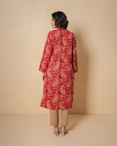 Ruby Heritage Block Print Cotton Kurta Set