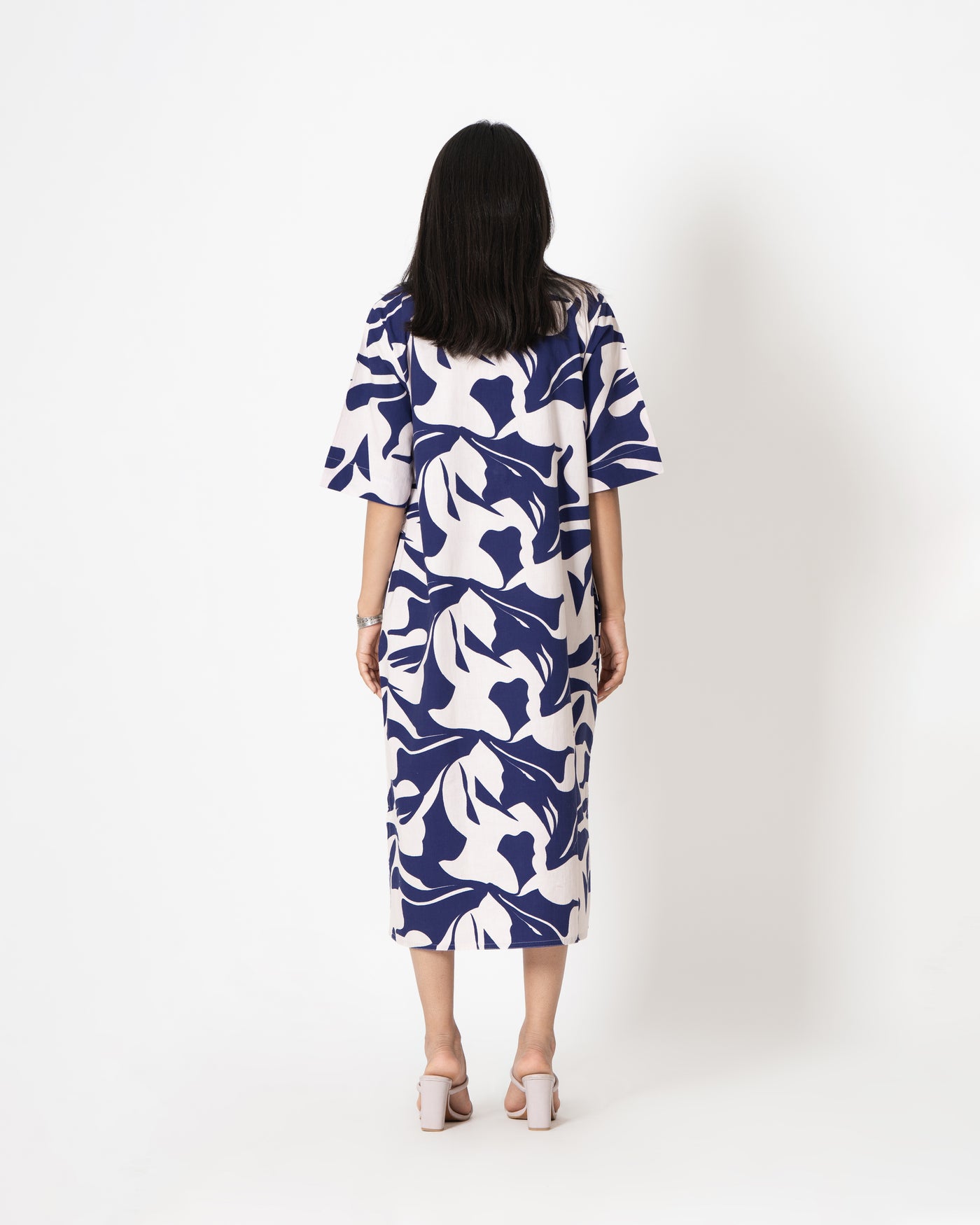 Abstract Art Digital Print Cotton Dress