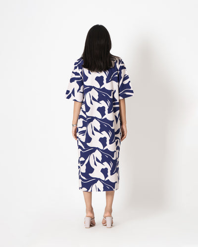 Abstract Art Digital Print Cotton Dress