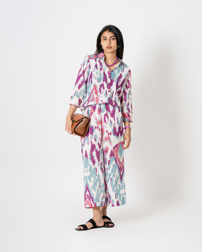 Dreamy Abstract Digital Print Cotton Co-ord Set