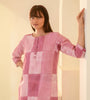 Seashell Pink Printed Chanderi Kurta Set