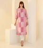Seashell Pink Printed Chanderi Kurta Set