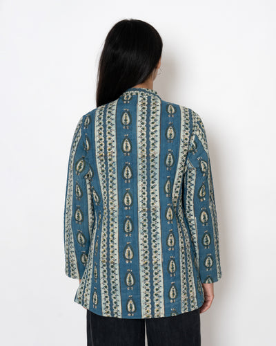 Tribal Charm Hand Print Cotton Jacket