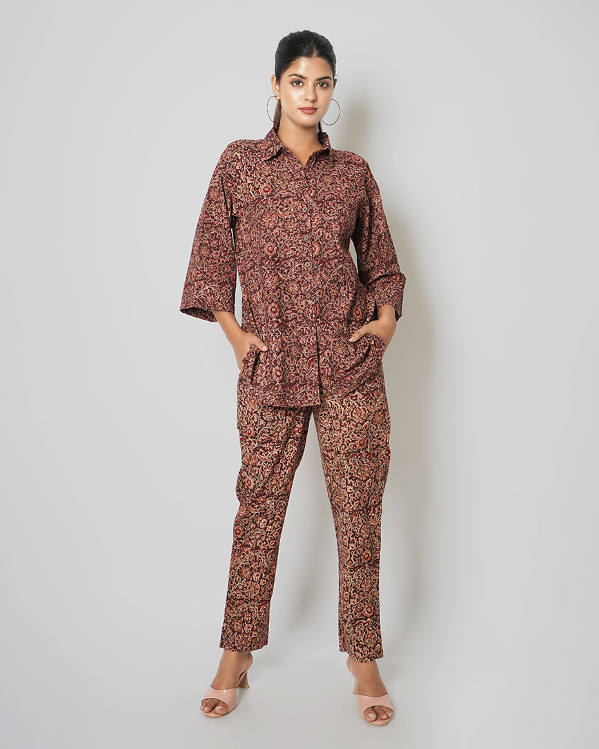 Free Spirit Kalamkari Print Cotton Co-ord Set