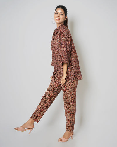 Free Spirit Kalamkari Print Cotton Co-ord Set