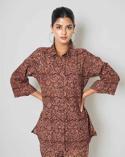 Free Spirit Kalamkari Print Cotton Co-ord Set